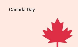 Canada Day group greeting cards