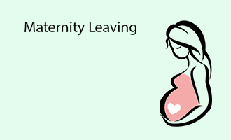Maternity Leaving group greeting cards
