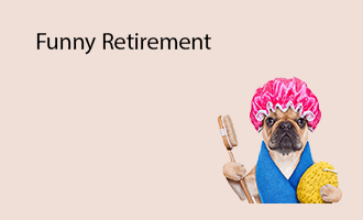 Funny Retirement group greeting cards