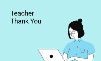 Teacher Thank You group greeting cards
