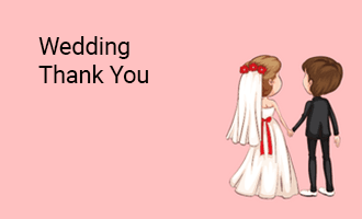 Wedding Thank You group greeting cards