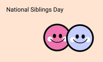 National Siblings Day group greeting cards