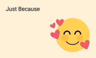 Just Because group greeting cards