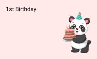 1st Birthday group greeting cards