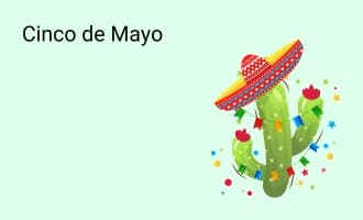 Cinco de mayo group greeting cards