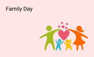 Family Day group greeting cards