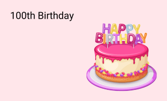 100th Birthday group greeting cards