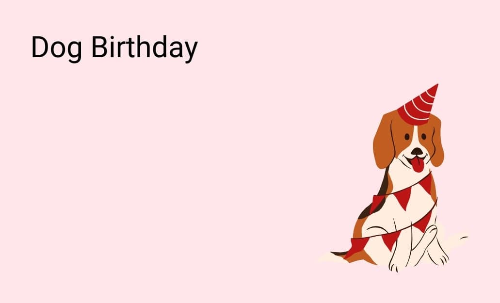 Dog Birthday group greeting cards
