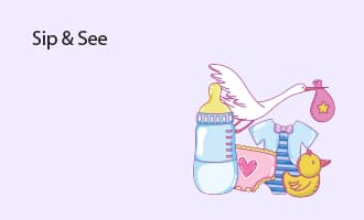 Sip & See Invitation invitations