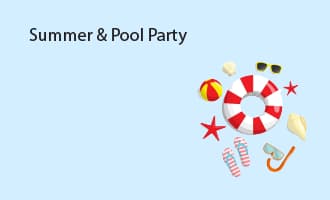 Pool Party invitations