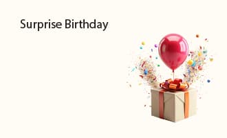 Surprise Birthday invitations