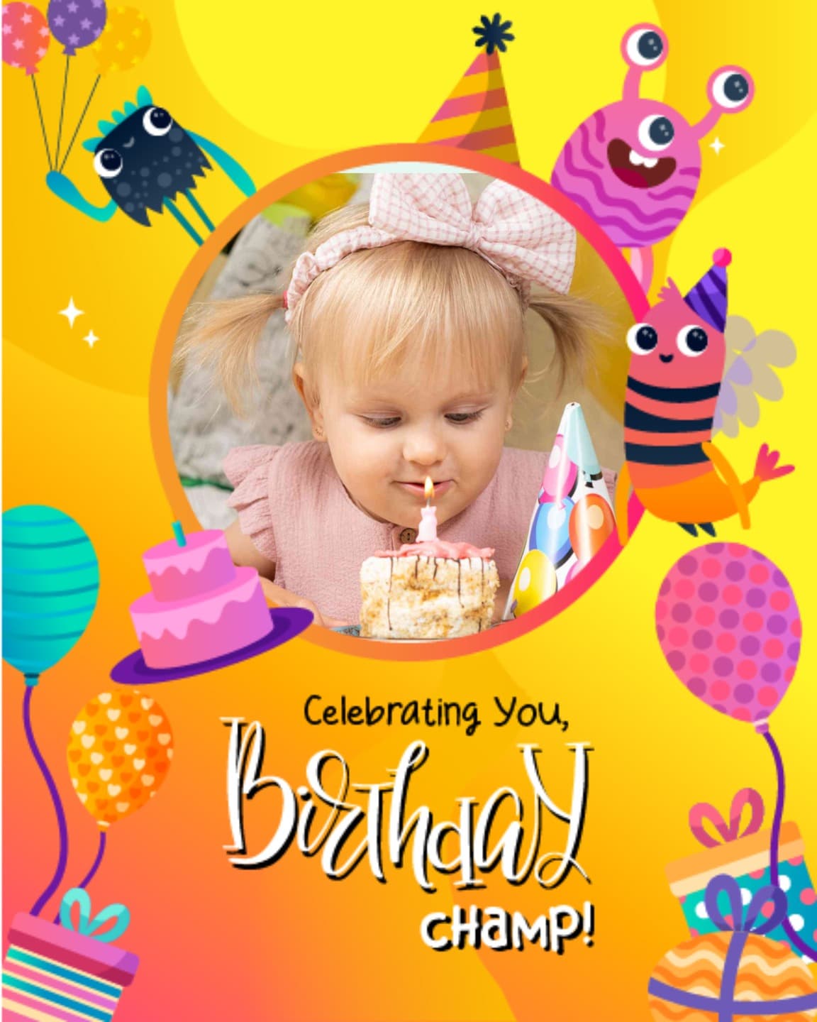 celebrating you champ