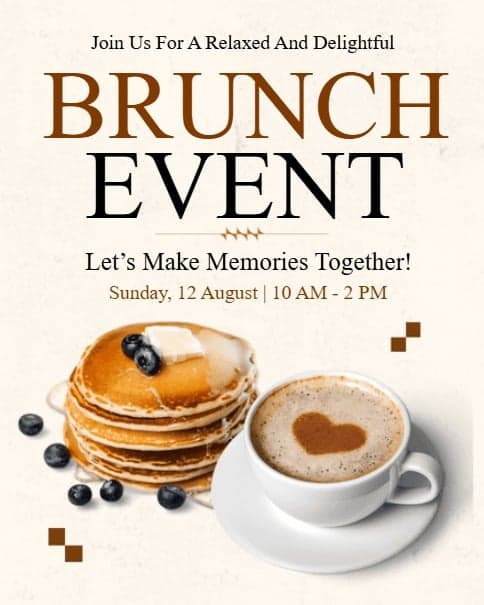Brunch Event Invitation