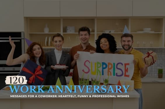 120 Work Anniversary Messages for a Coworker: Heartfelt, Funny & Professional Wishes to Celebrate Their Milestone