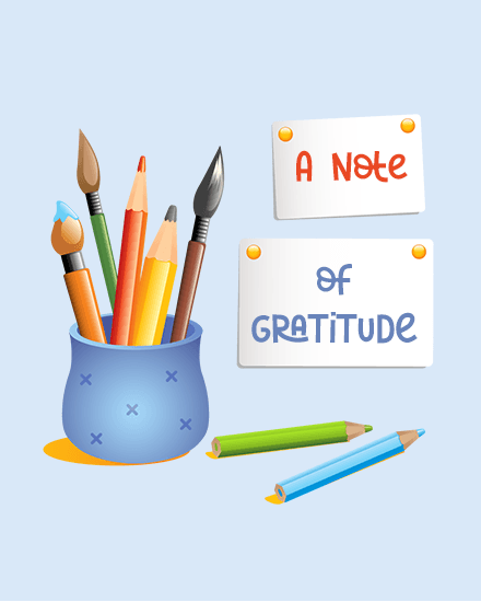 Gratitude Note Gratitude Note