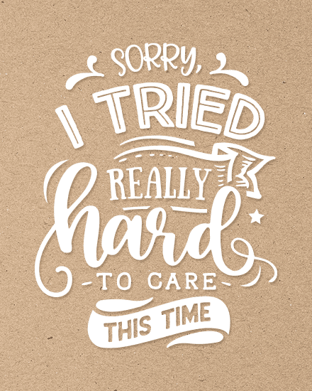 tried hard tried hard