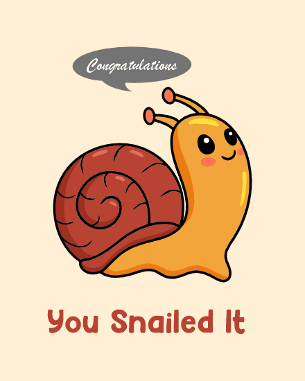 snailed it snailed it