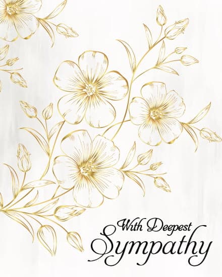 Gold Floral Design Gold Floral Design