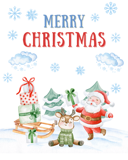 Winter Cheer Scene Winter Cheer Scene