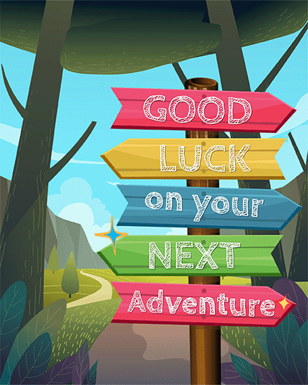 Good luck Singpost in Forest cover image