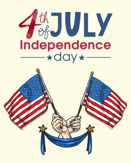 two hands holding American flags with stars two hands holding American flags with stars