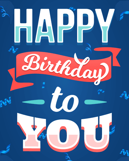 Bold message with ribbon banner Bold message with ribbon banner