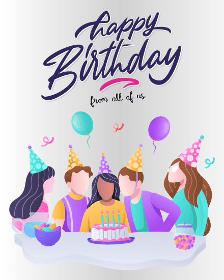 friends wearing party hats friends wearing party hats