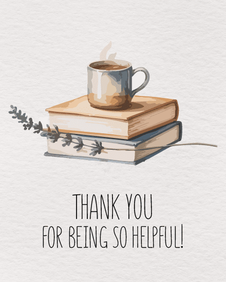 mug on stack of books mug on stack of books