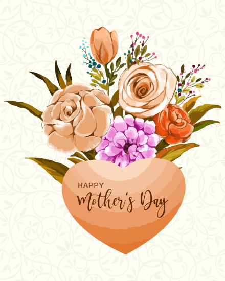 heart shape floral bouquet heart shape floral bouquet