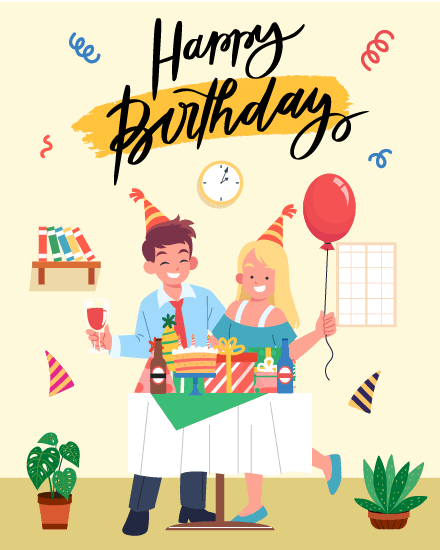 Celebration with Coworkers Celebration with Coworkers