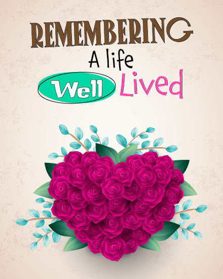 remembring a life remembring a life