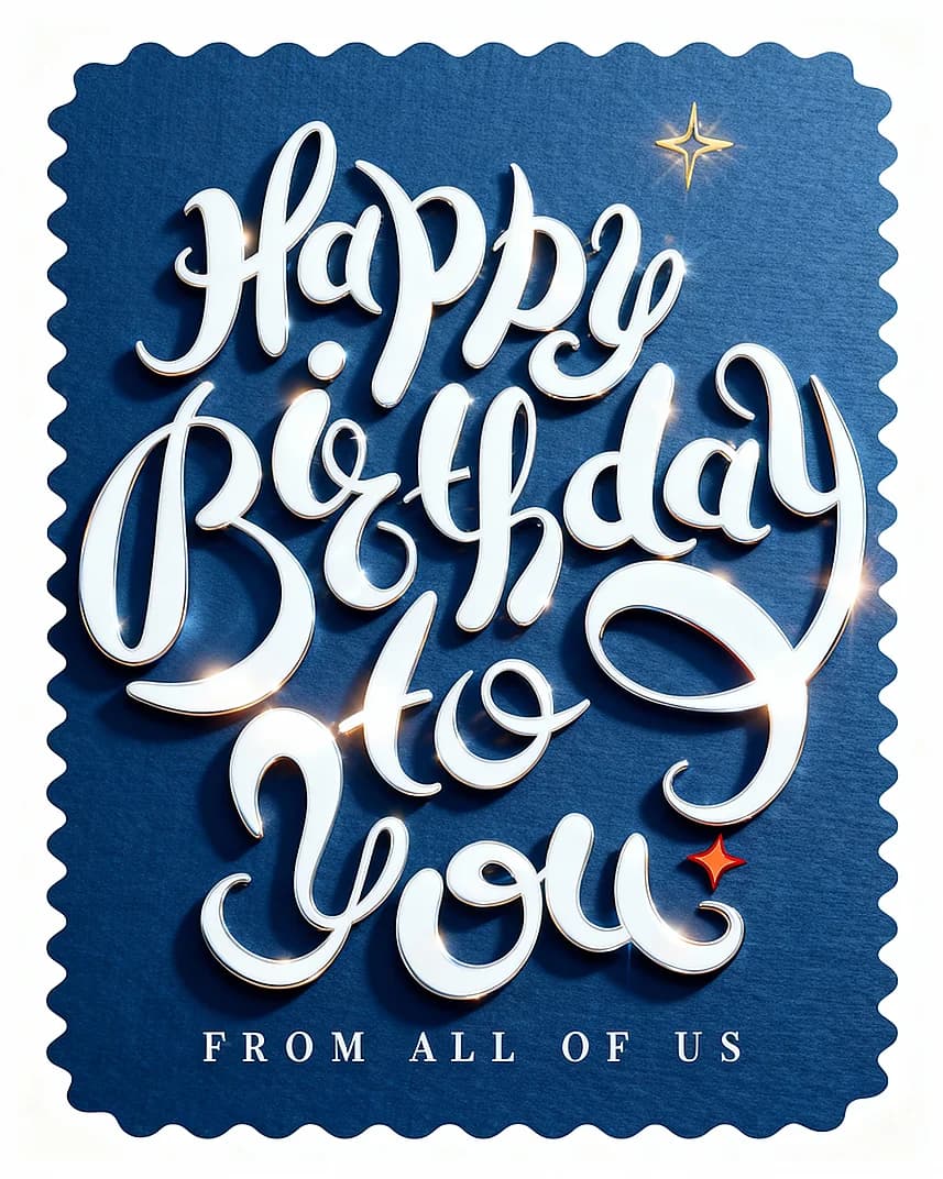 Elegant Birthday Script Elegant Birthday Script