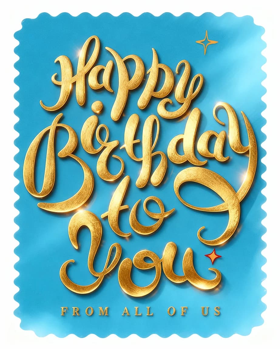 Elegant Birthday Script Elegant Birthday Script