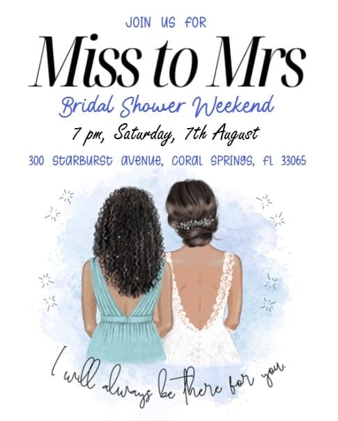 Miss to Mrs Miss to Mrs