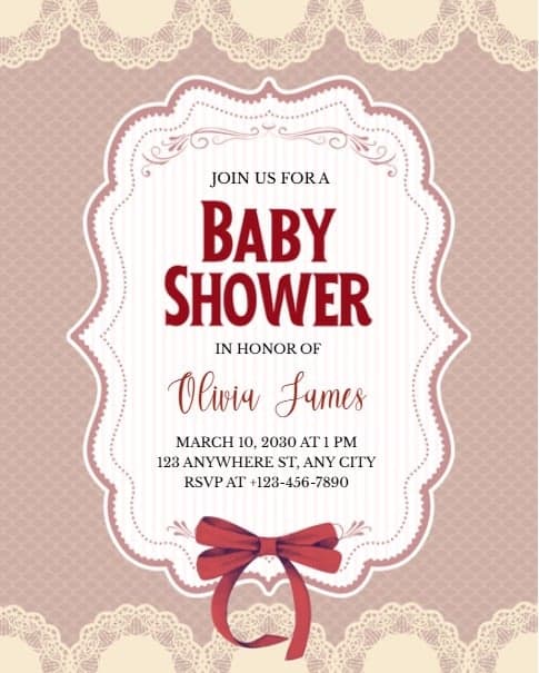 Vintage Baby Shower Vintage Baby Shower