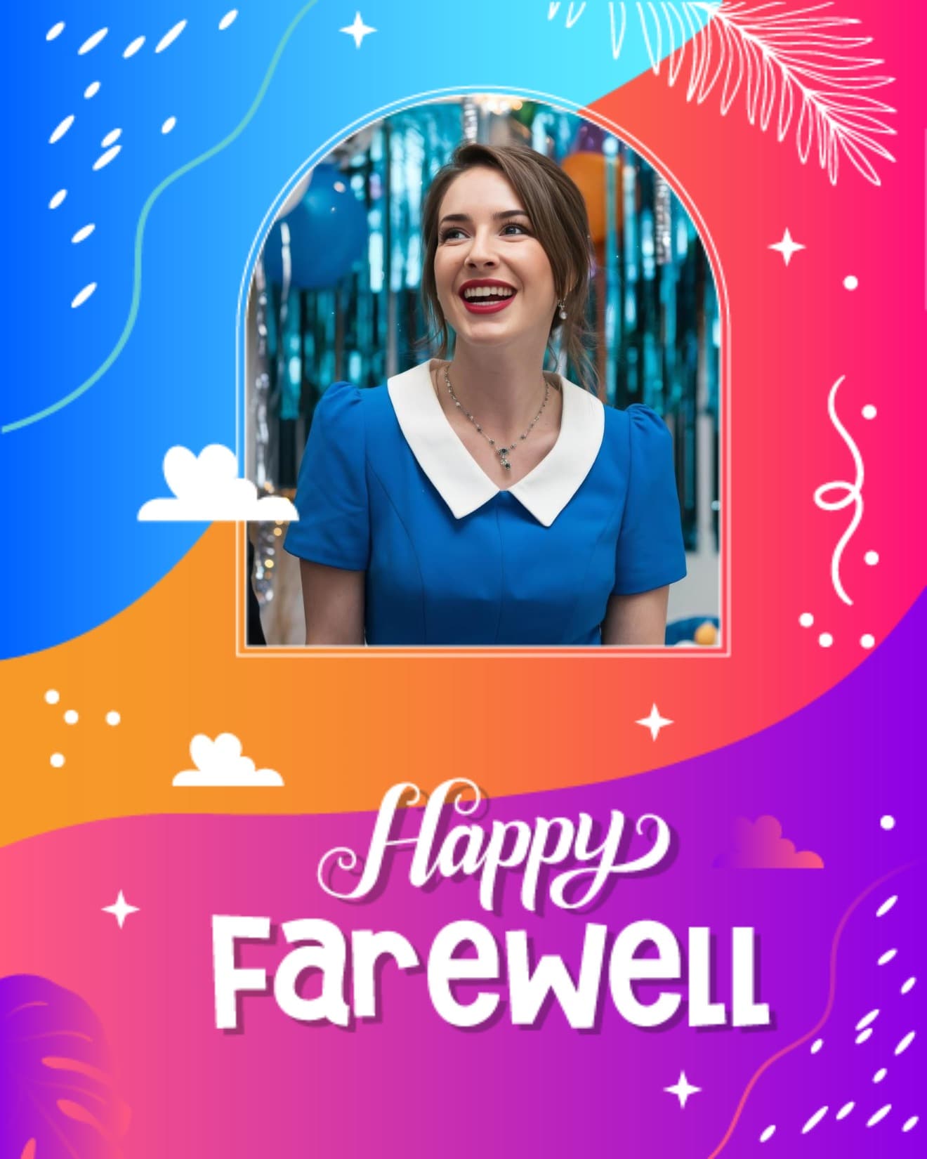 Bright Gradient with Whimsical Elements Bright Gradient with Whimsical Elements