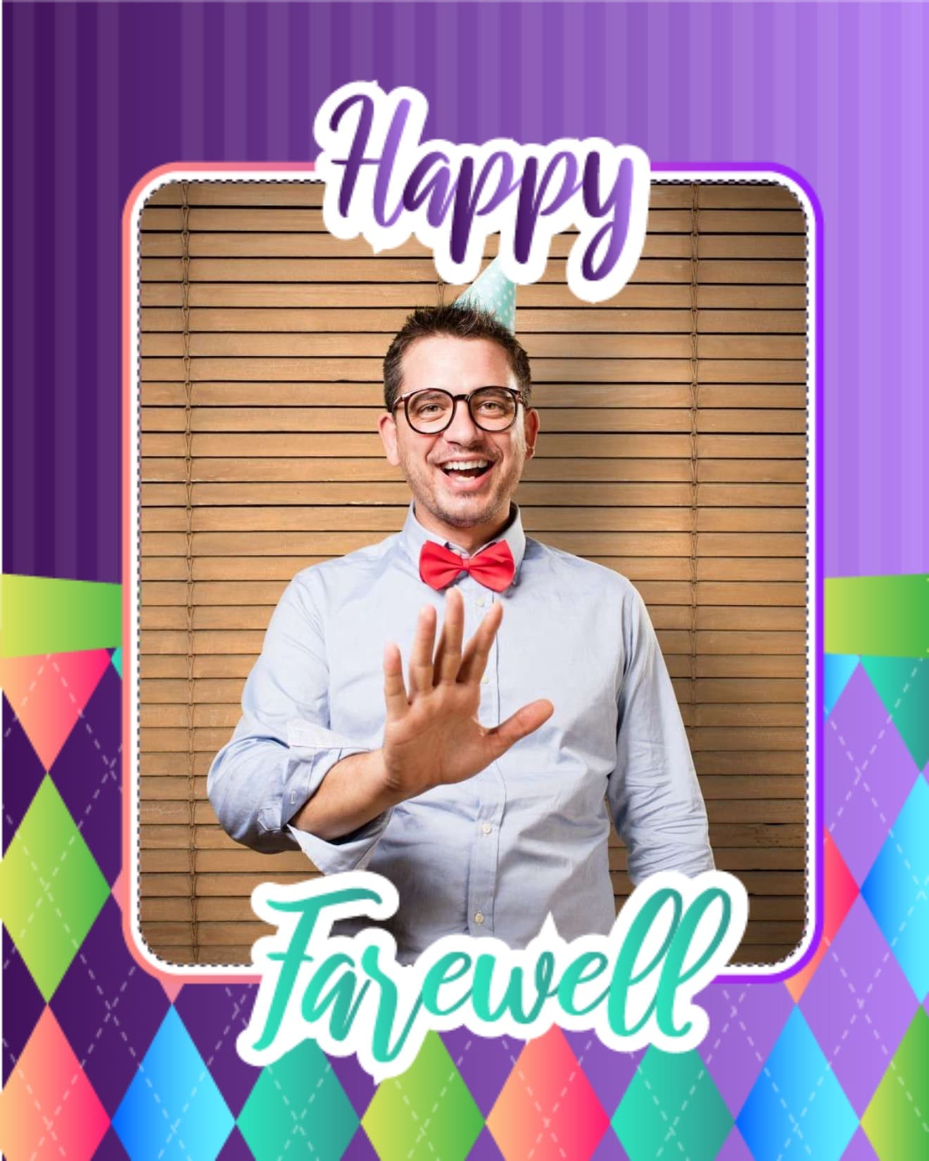 Vibrant card with purple gradient background Vibrant card with purple gradient background