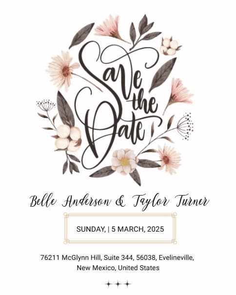 floral typograpy floral typograpy