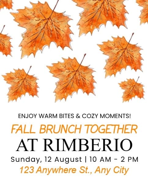 Fall Brunch Fall Brunch