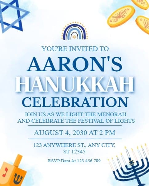 Online Hanukkah Celebration Online Hanukkah Celebration