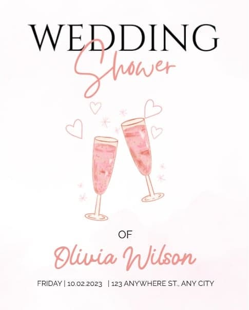 Champagne Wedding Shower Champagne Wedding Shower