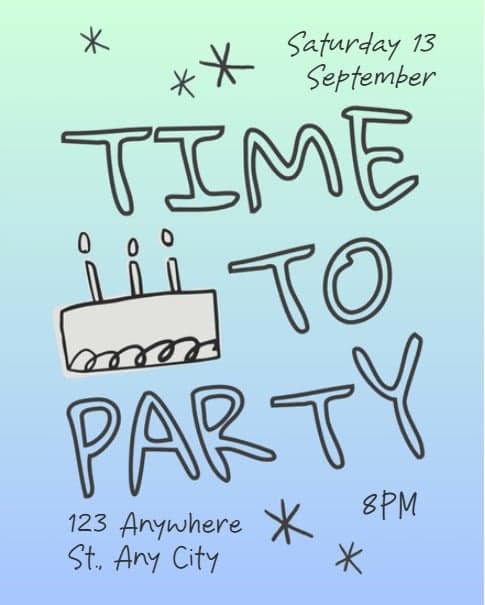 Cute Doodle Party Cute Doodle Party