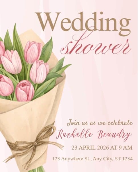 Floral Wedding Shower Floral Wedding Shower