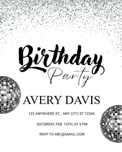 Glam Birthday Night Glam Birthday Night