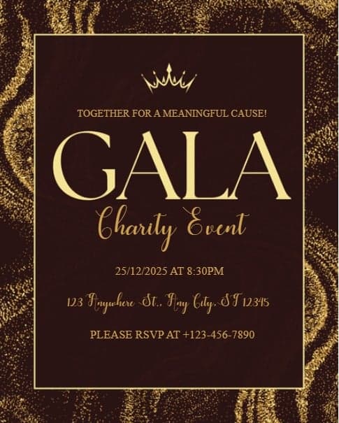 Golden Charity Gala Golden Charity Gala