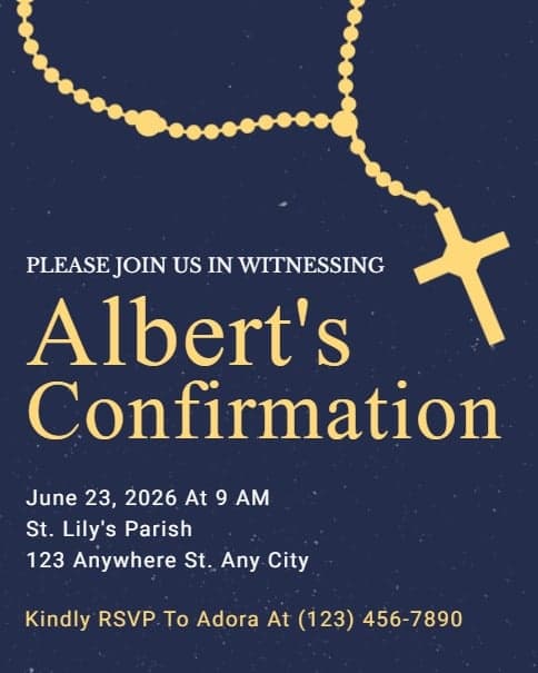 Holy Confirmation Holy Confirmation