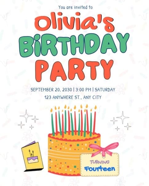 Teen Birthday Bash Teen Birthday Bash