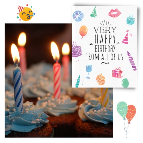 create birthday and anniversary group cards