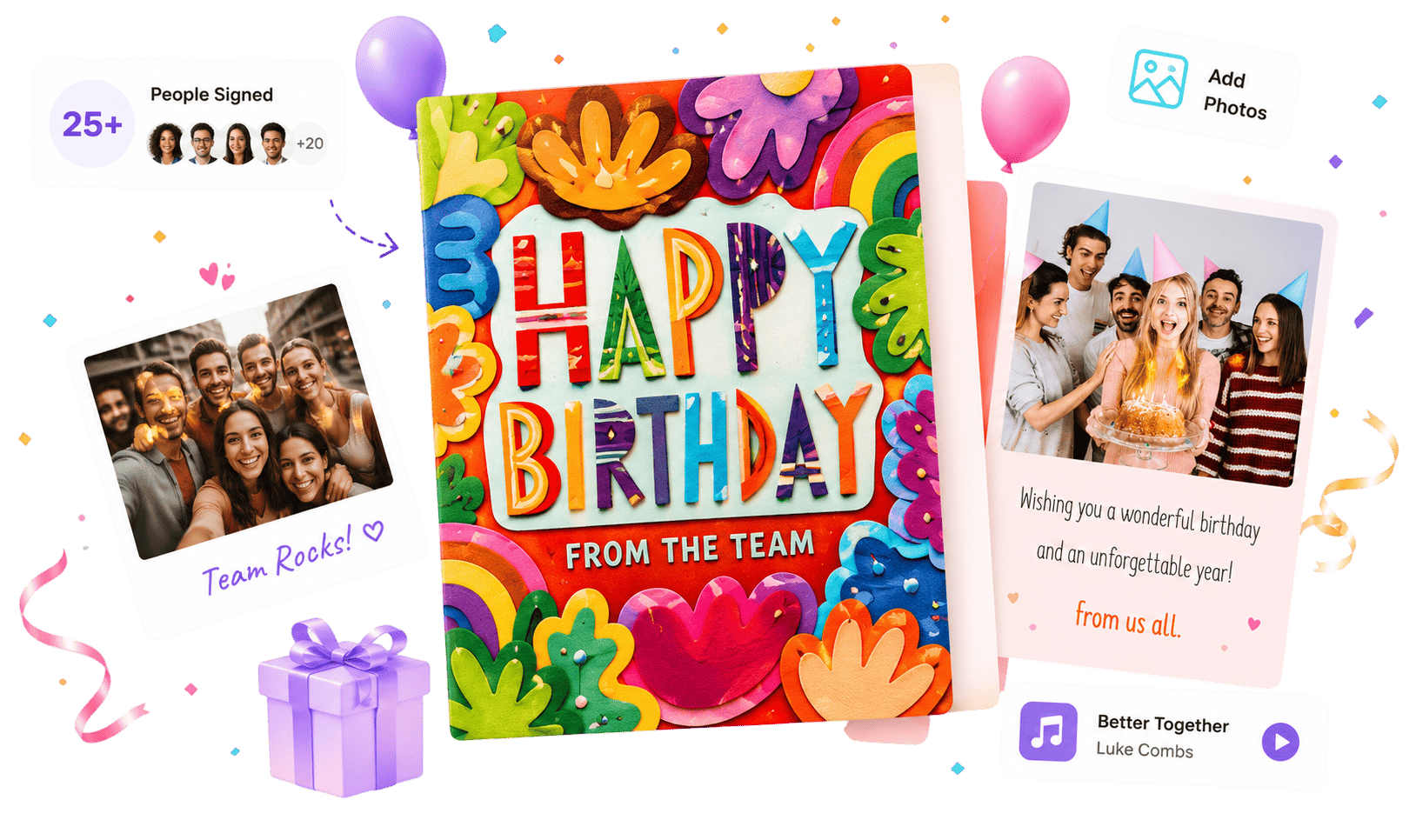 create free group greeting card